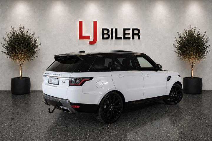 Hvid Land Rover Range Rover sport fra 2019