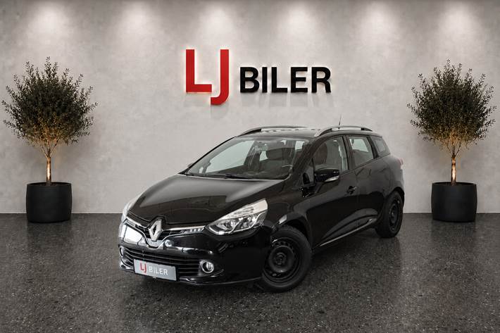 Sort Renault Clio IV fra 2014 set udefra