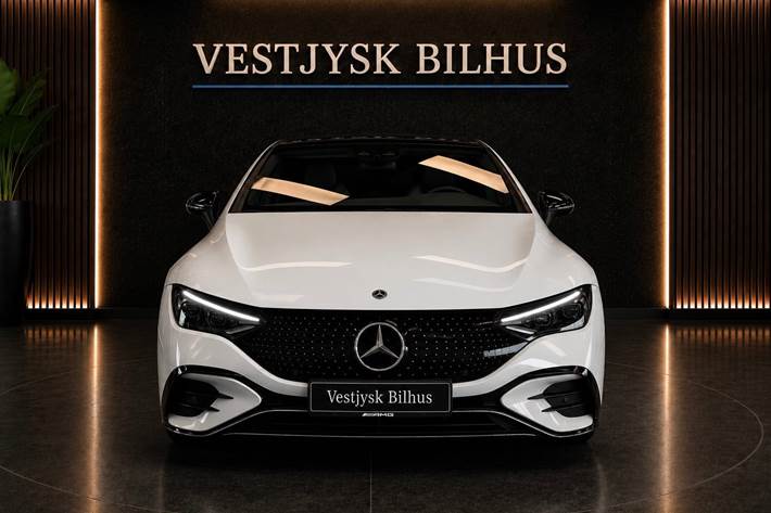 Hvid Mercedes EQE350+ fra 2022