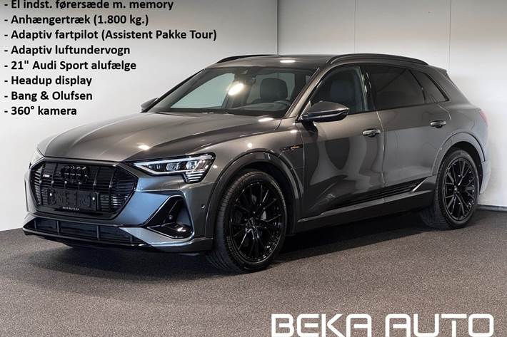Grå Audi e-tron fra 2023
