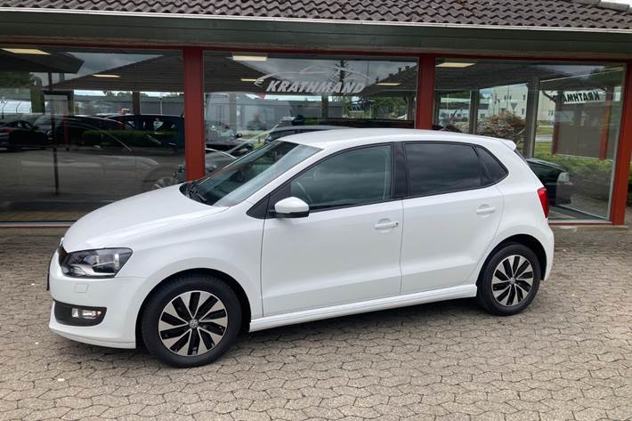 Hvid VW Polo fra 2016