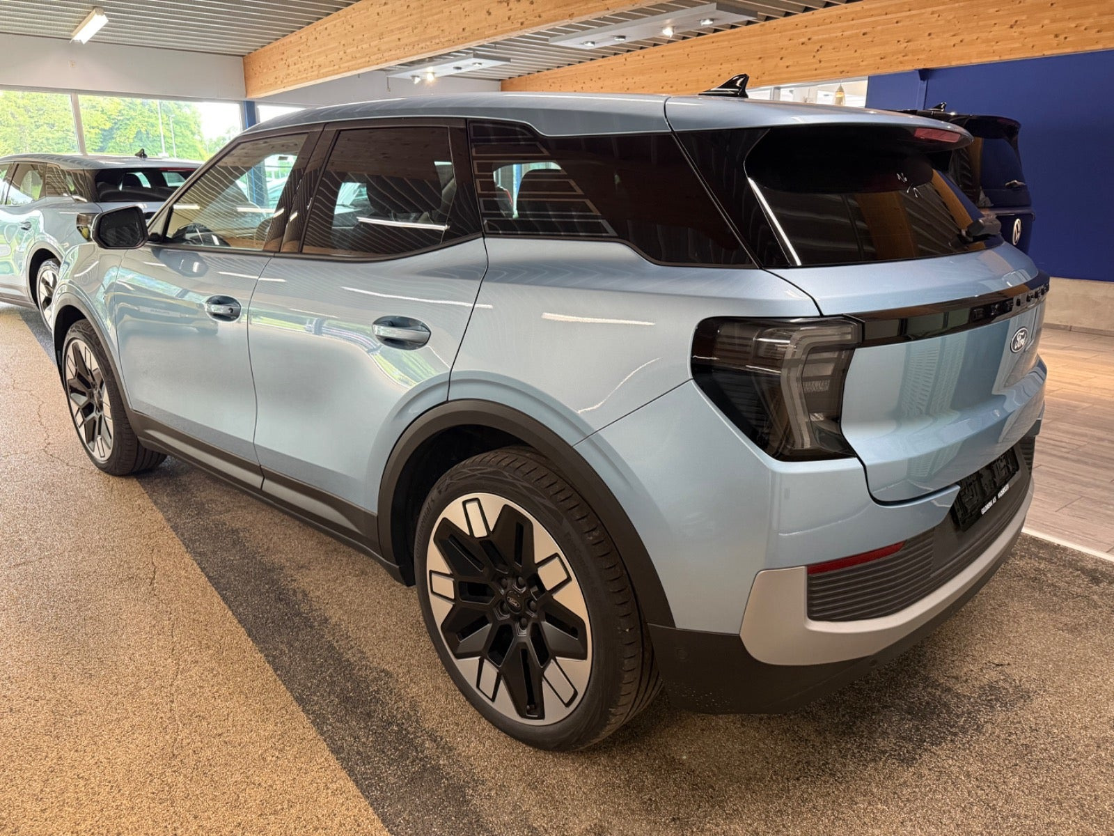Blå Ford Explorer fra 2025
