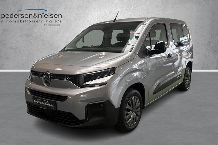 Grå Citroën ë-Berlingo fra 2025 set udefra