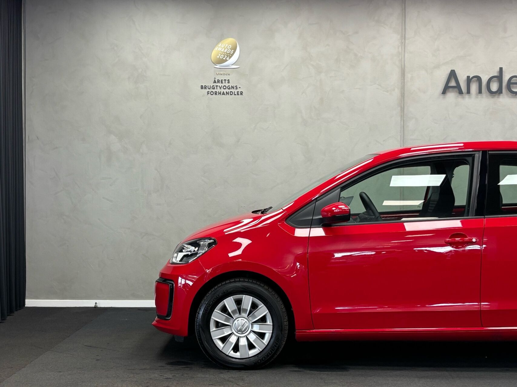 Rød VW e-up fra 2021