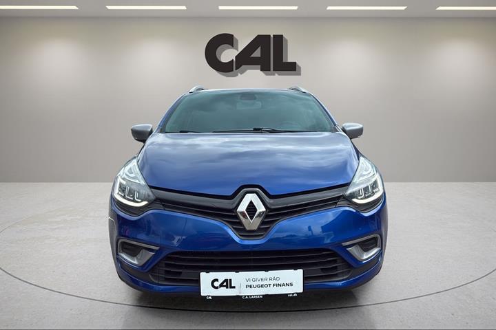 Blå Renault Clio fra 2018