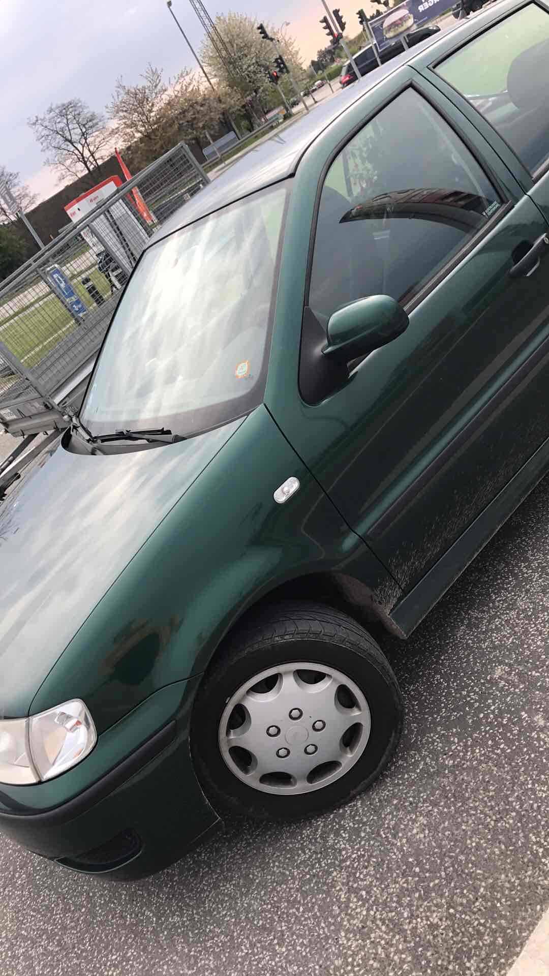 Grøn VW Polo fra 2001