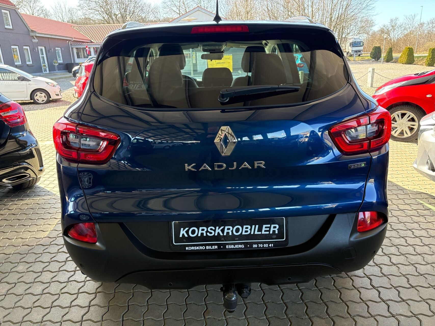 Blå Renault Kadjar fra 2016
