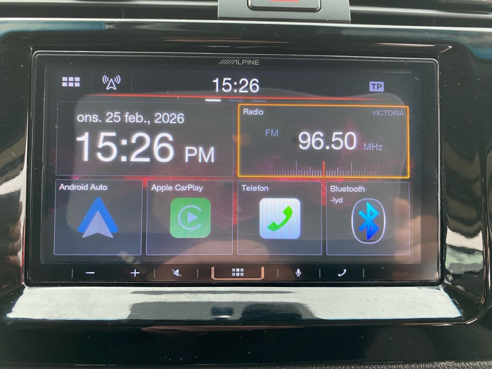 Sort Kia Rio fra 2015