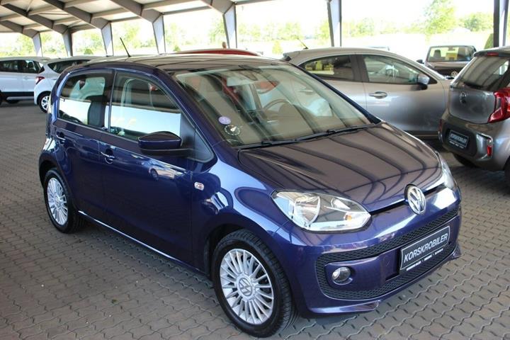 Blå VW up fra 2016