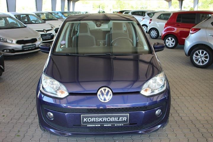 Blå VW up fra 2016