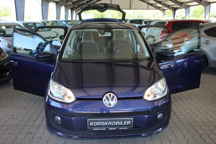 Blå VW up fra 2016