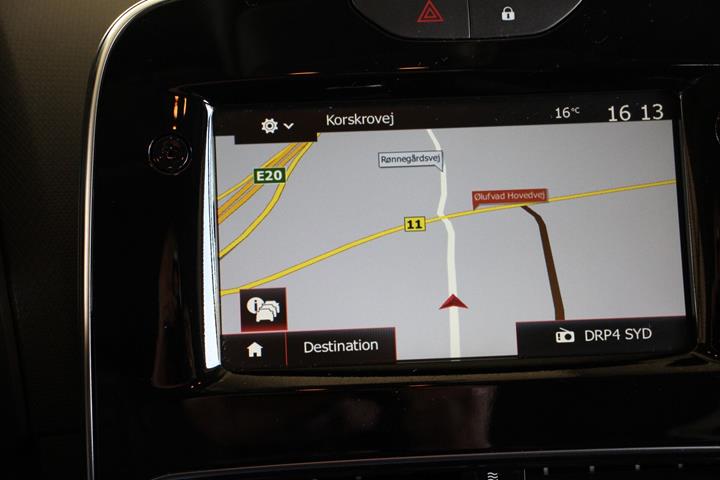 Rød Renault Clio fra 2019