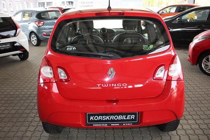 Rød Renault Twingo fra 2013
