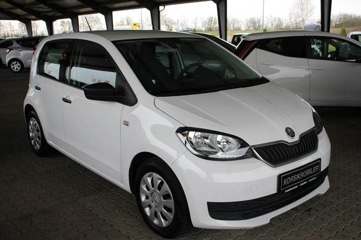 Hvid Skoda Citigo fra 2017
