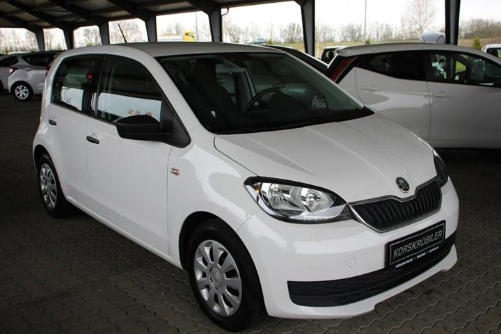 Hvid Skoda Citigo fra 2017