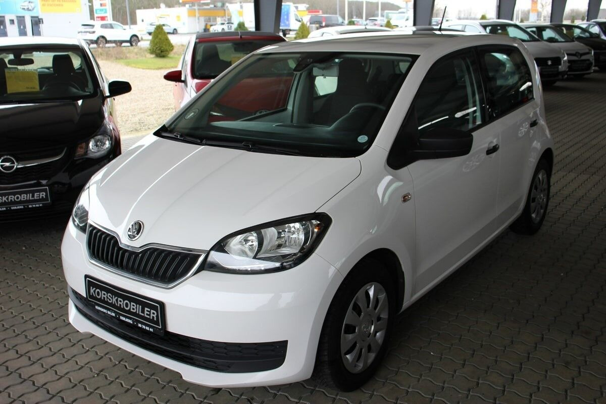 Hvid Skoda Citigo fra 2017