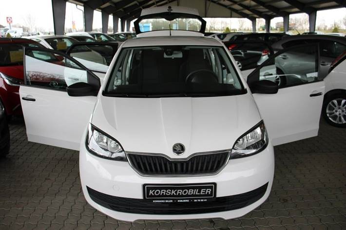 Hvid Skoda Citigo fra 2017