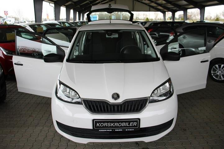 Hvid Skoda Citigo fra 2017