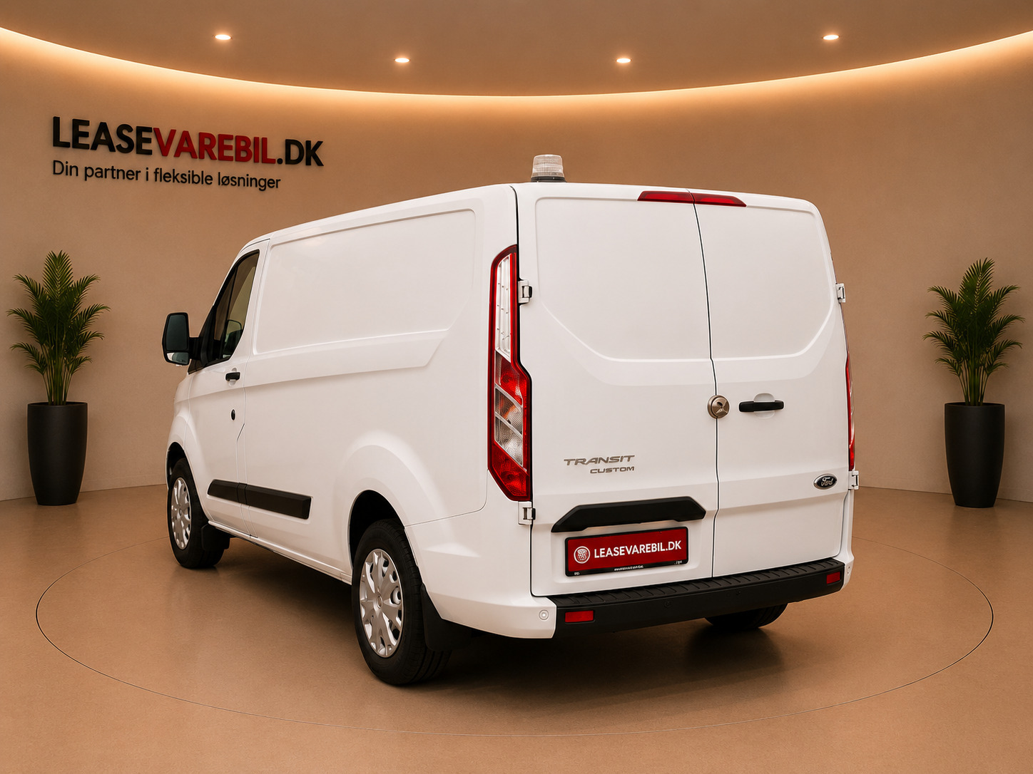 Hvid Ford Transit Custom 300 L2 fra 2021