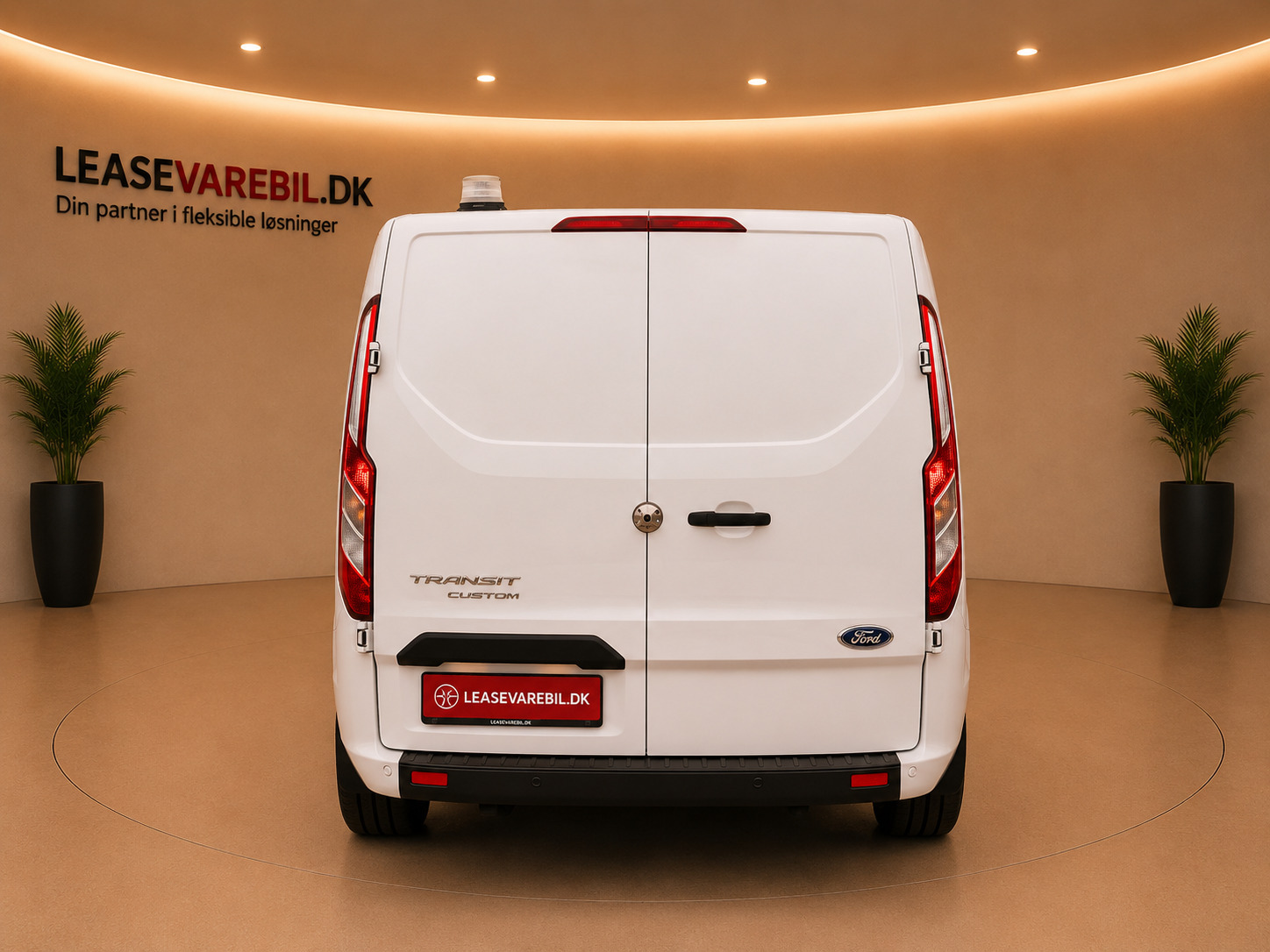 Hvid Ford Transit Custom 300 L2 fra 2021