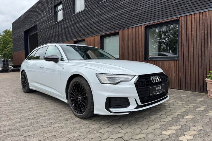 Hvid Audi A6 fra 2021