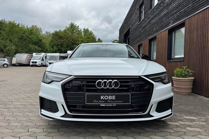 Hvid Audi A6 fra 2021