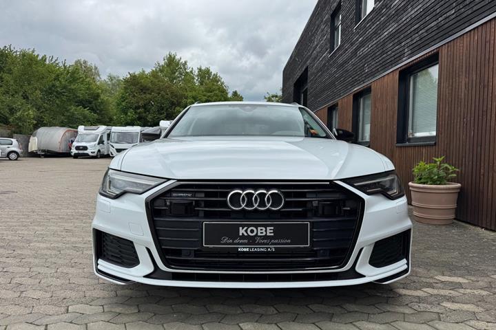 Hvid Audi A6 fra 2021