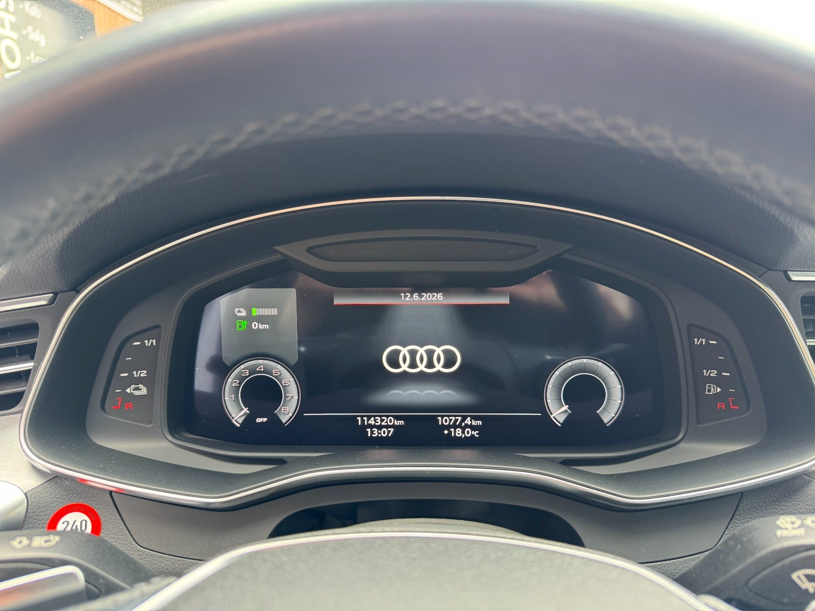 Hvid Audi A6 fra 2021