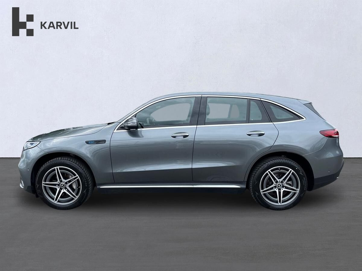 Grå Mercedes EQC400 fra 2023