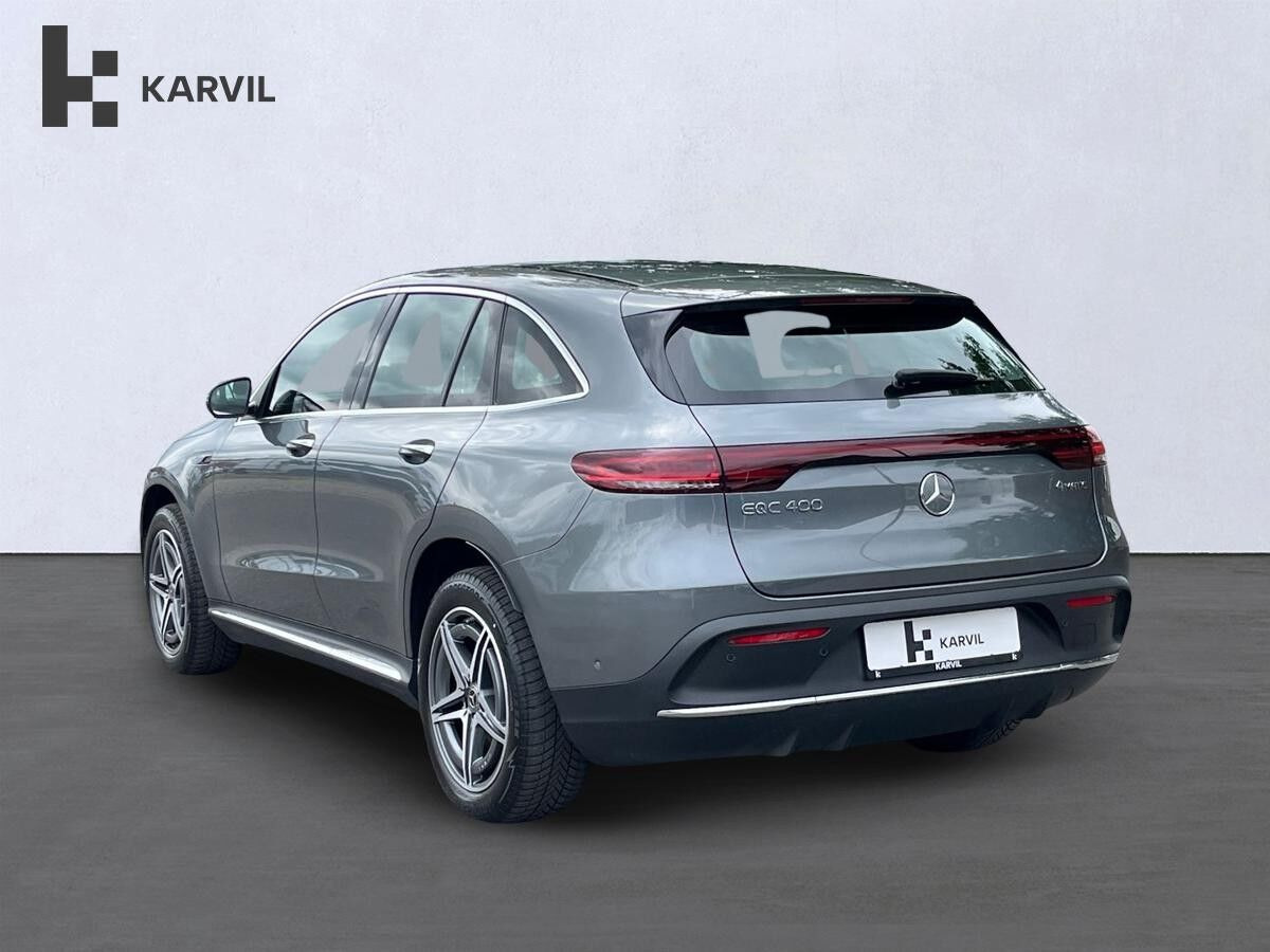 Grå Mercedes EQC400 fra 2023
