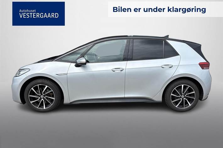 Sølv VW ID.3 fra 2021