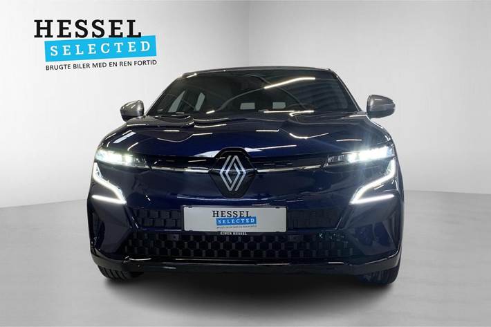 Blå Renault Megane E-Tech fra 2023