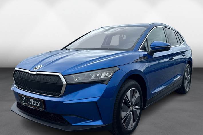 Blå Skoda Enyaq fra 2022