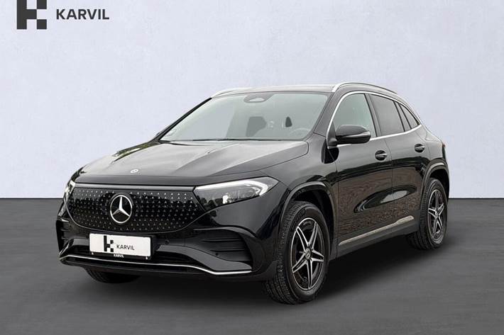 Sort Mercedes EQA250+ fra 2025 set udefra