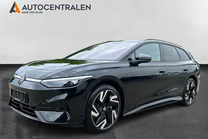 Sort VW ID.7 fra 2026 set udefra