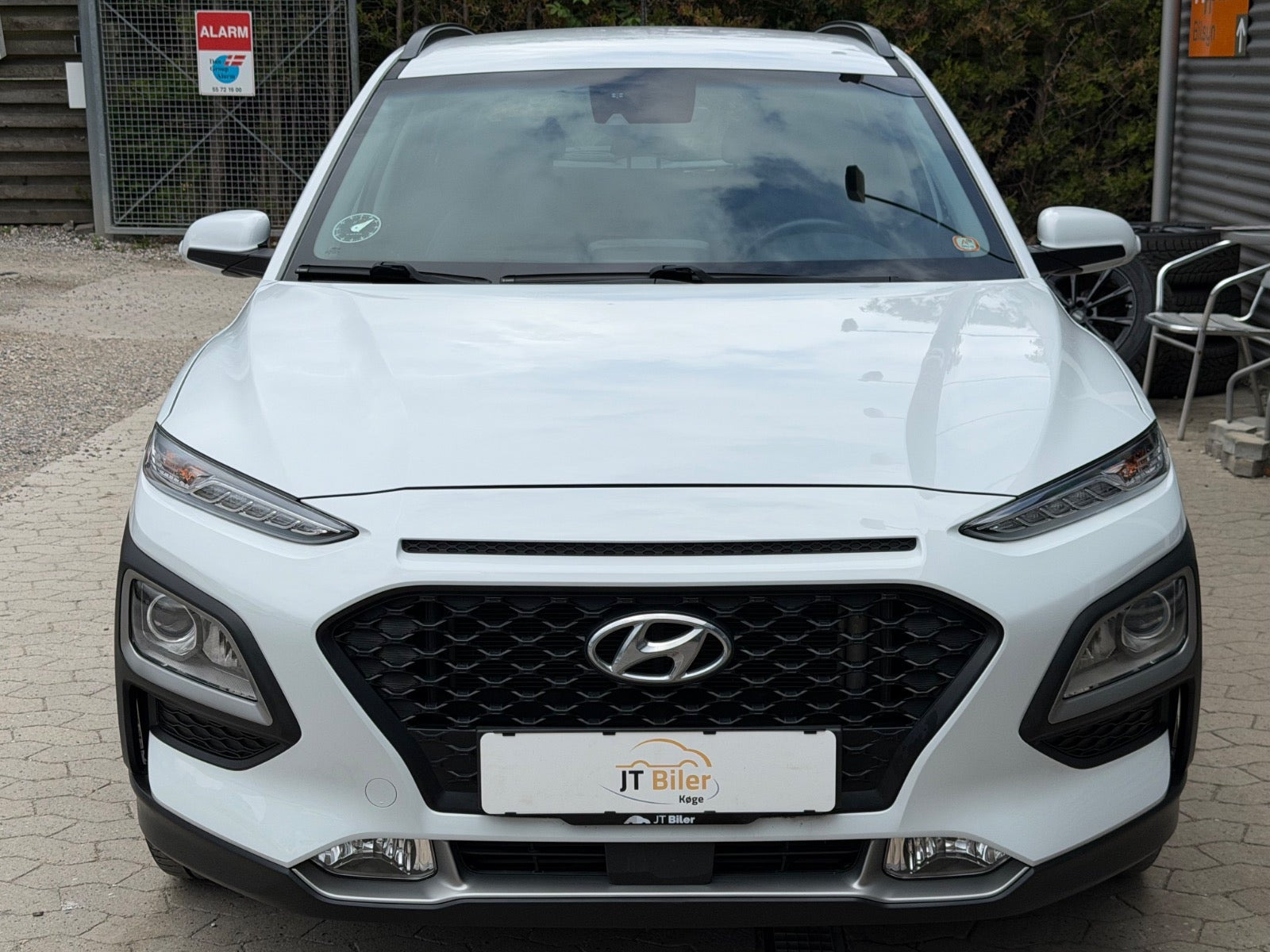 Hvid Hyundai Kona fra 2020