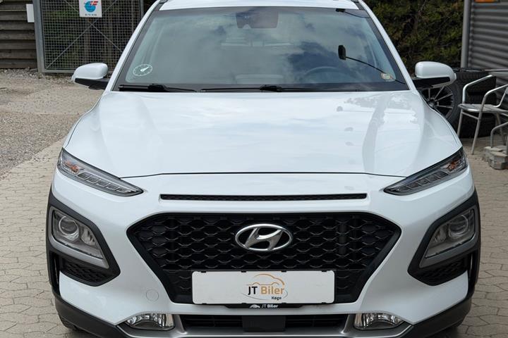 Hvid Hyundai Kona fra 2020