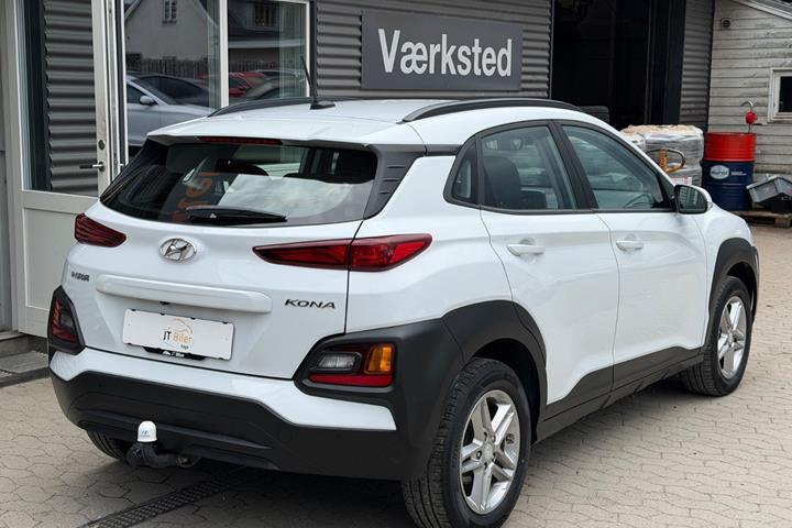 Hvid Hyundai Kona fra 2020