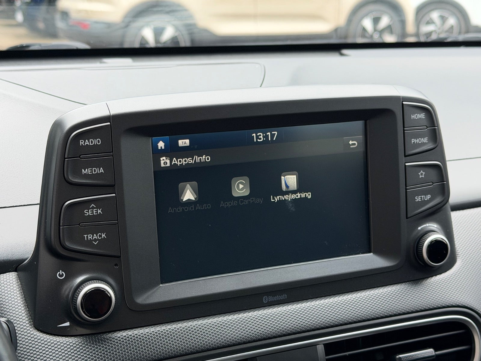 Hvid Hyundai Kona fra 2020