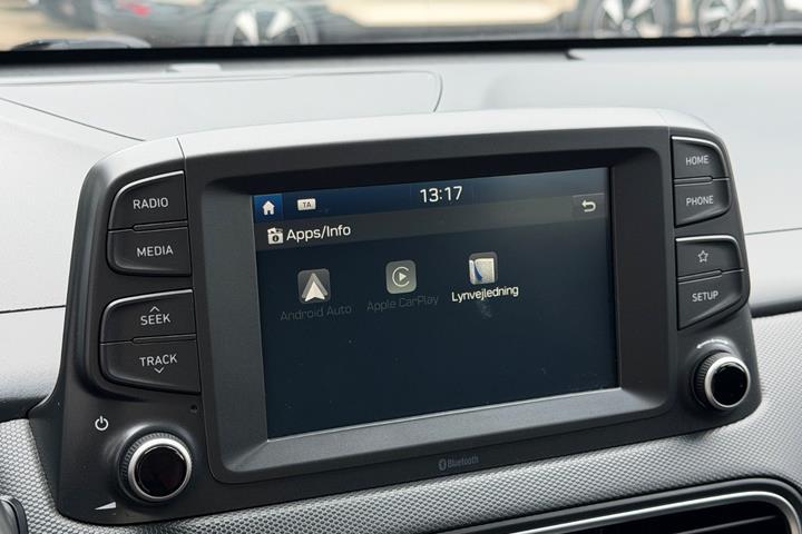 Hvid Hyundai Kona fra 2020