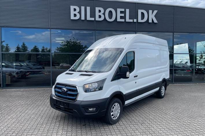 Hvid Ford E-Transit 350 L3 Van fra 2024