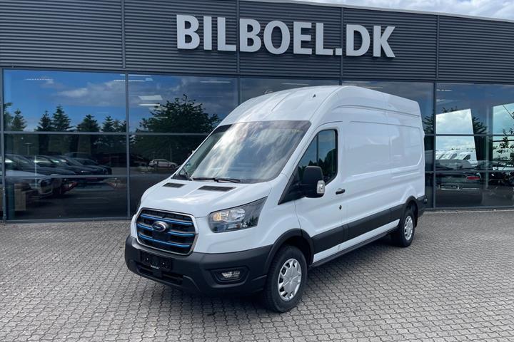 Hvid Ford E-Transit 350 L3 Van fra 2024