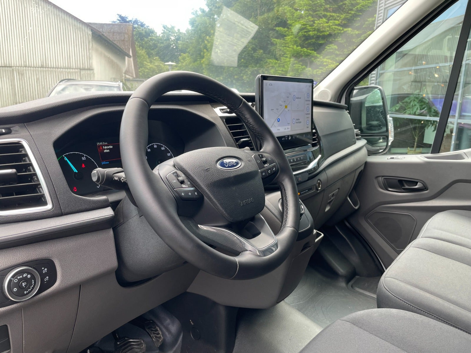 Hvid Ford E-Transit 350 L3 Van fra 2024