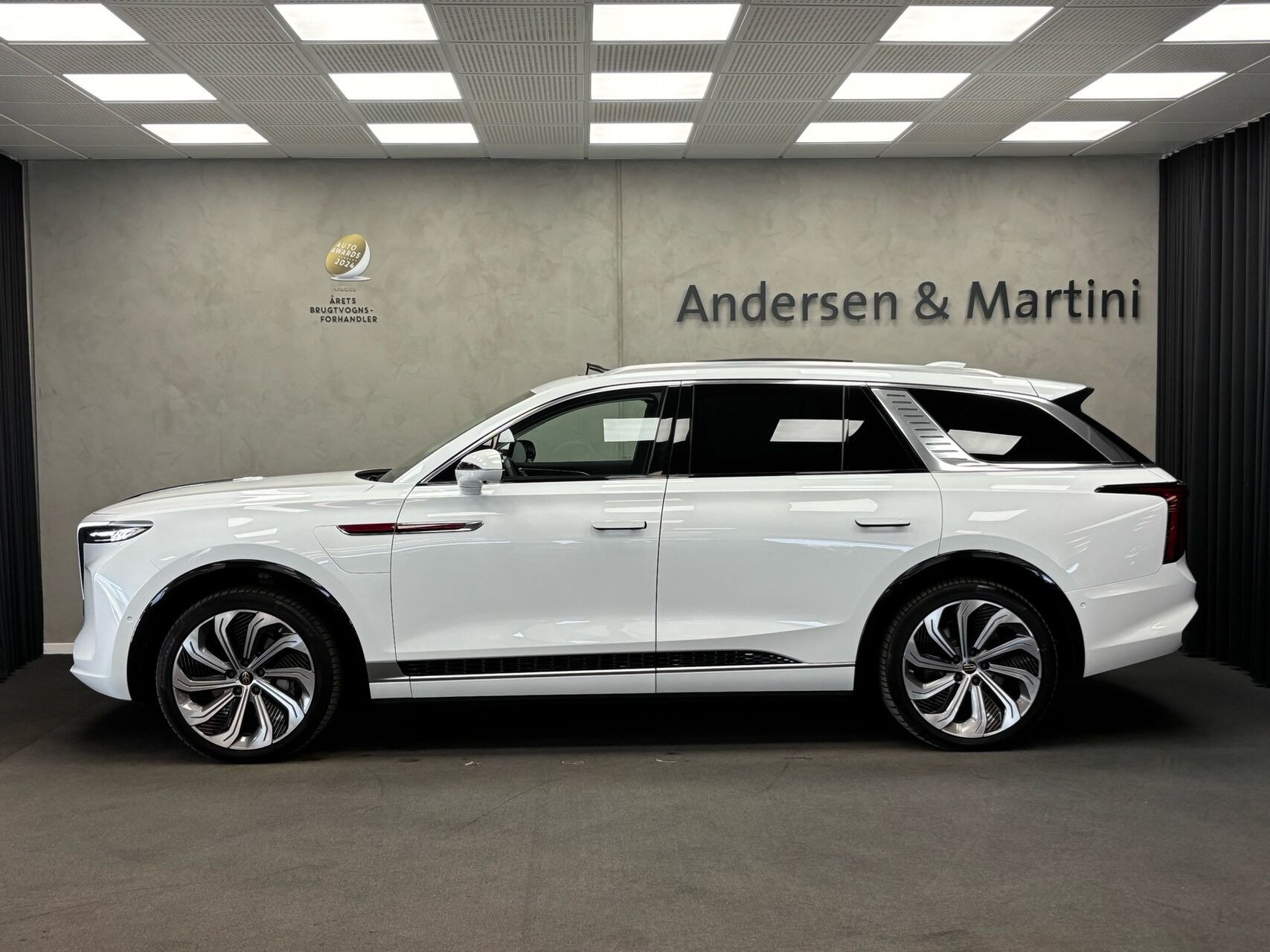 Hvid Hongqi E-HS9 fra 2024