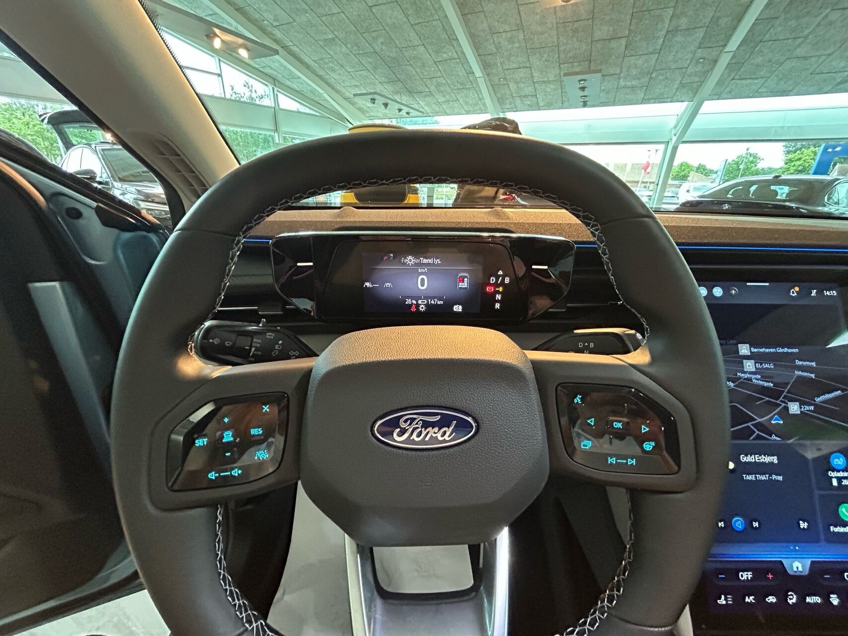 Blå Ford Explorer fra 2025