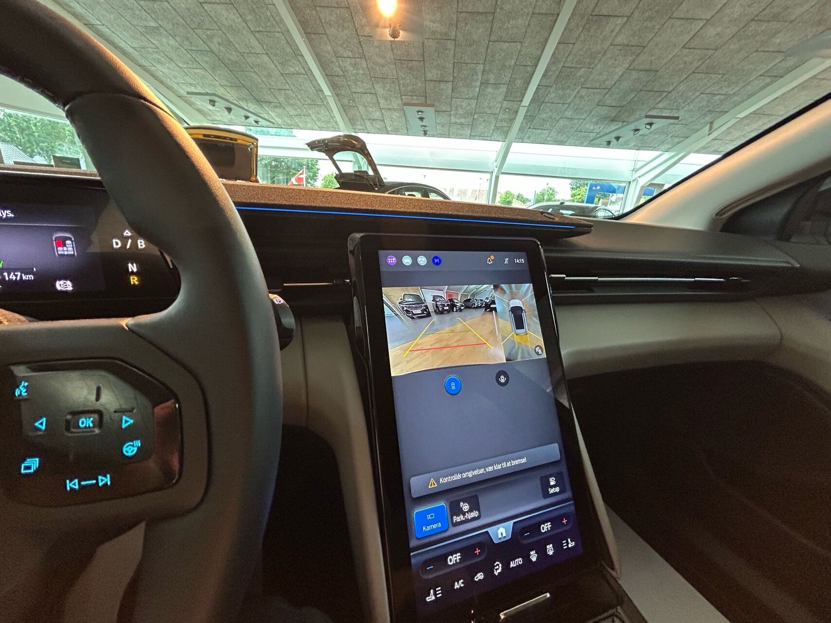 Blå Ford Explorer fra 2025