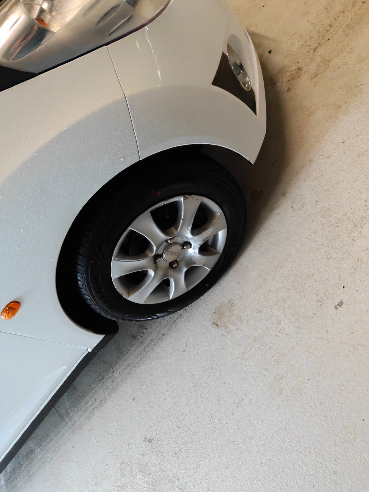 Gul Chevrolet Spark fra 2014