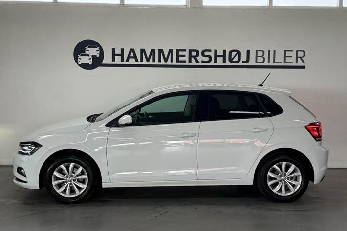 Hvid VW Polo fra 2019