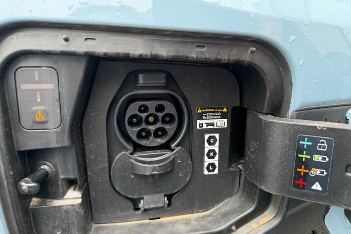 Blå Kia EV3 fra 2024