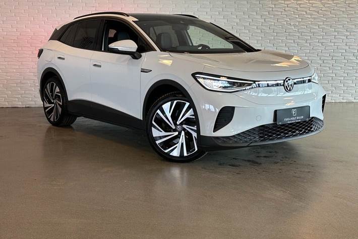 Hvid VW ID.4 fra 2023 set udefra